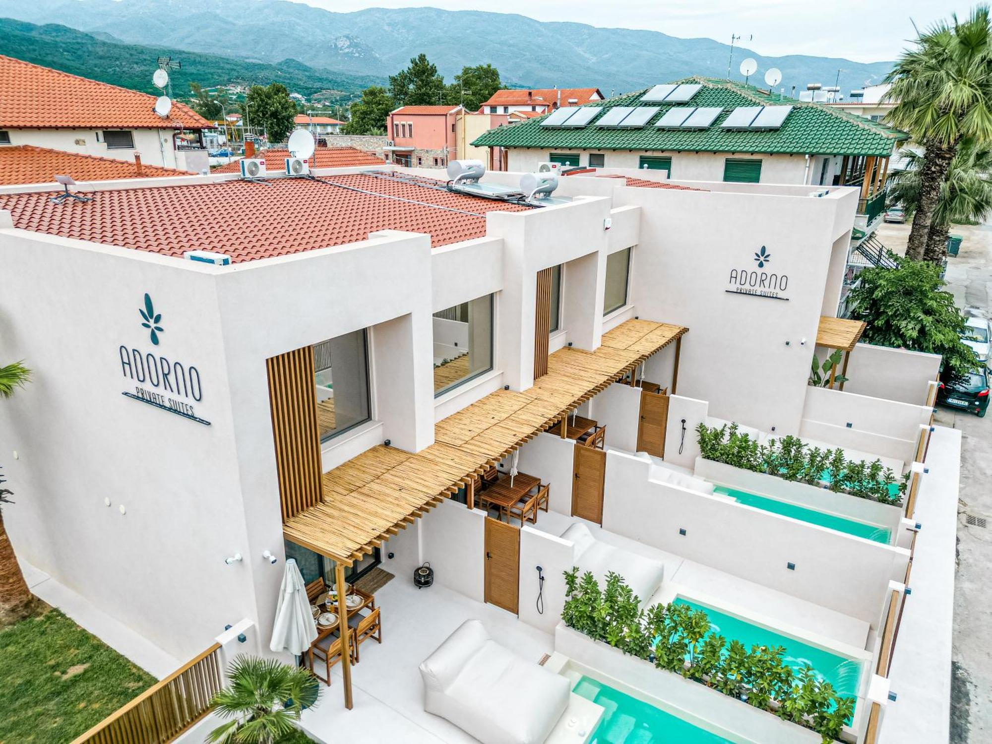 Adorno Private Suites Only Adults & Kids 12 Plus Nea Vrasna Exterior photo